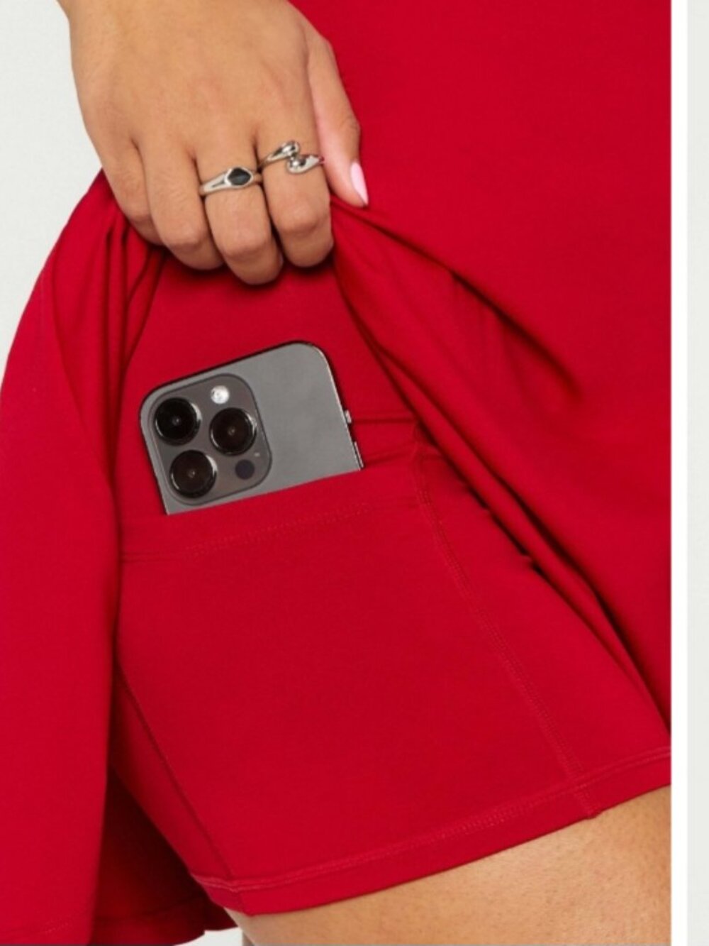 Fabletics Red Mini Dress - Picture 11 of 13